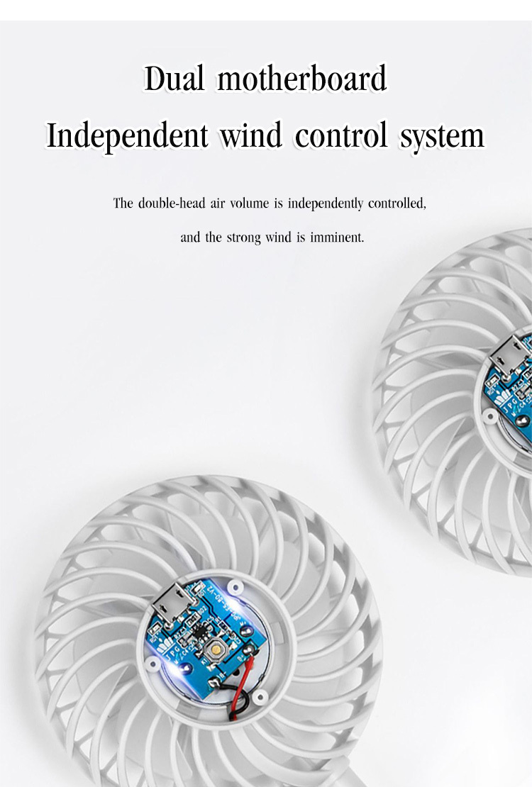 Lightweight Wearable Neck Fan with Long Battery Life